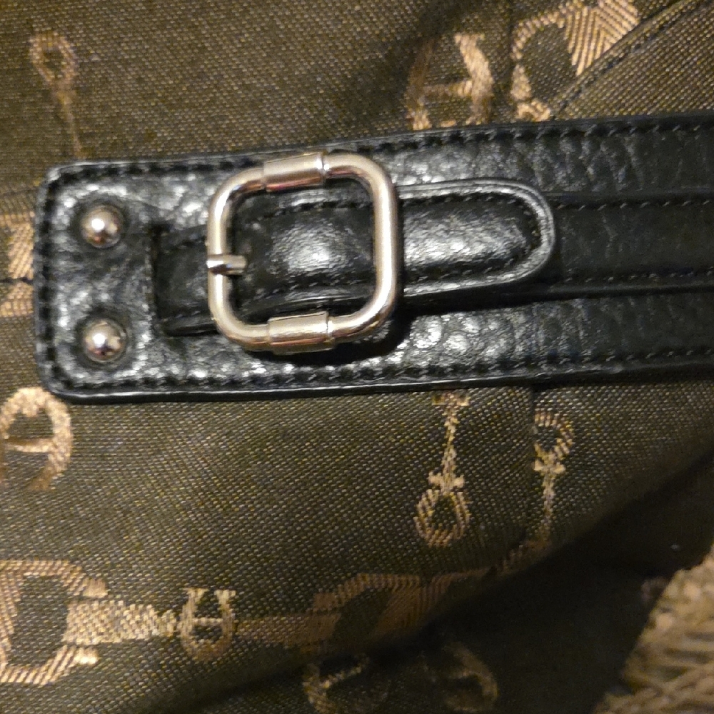 VEUC Etienne Aigner Black and Brown Shoulder Bag - Picture 3 of 15